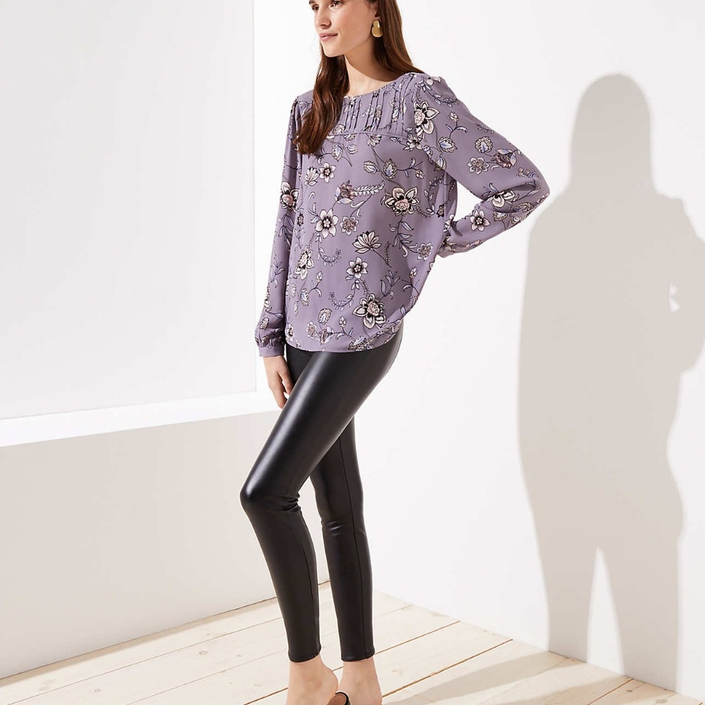 Loft faux leather leggings